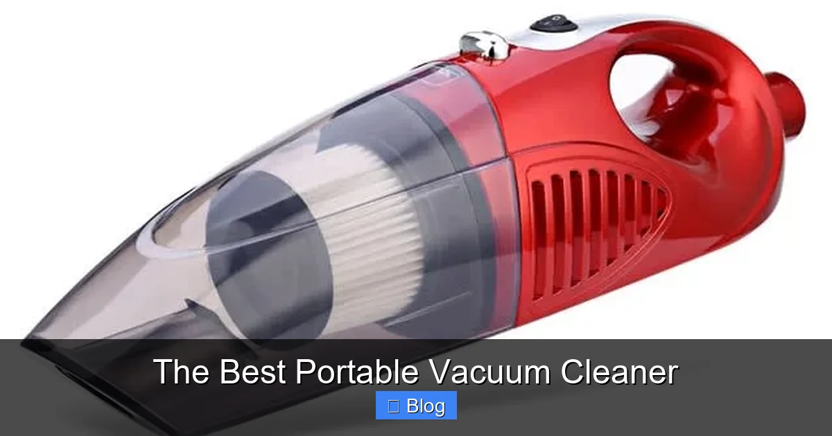 The Best Portable Vacuum Cleaner