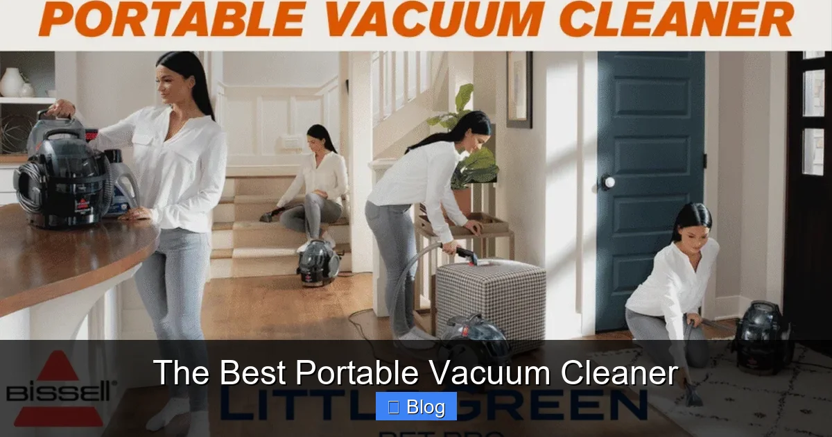 The Best Portable Vacuum Cleaner