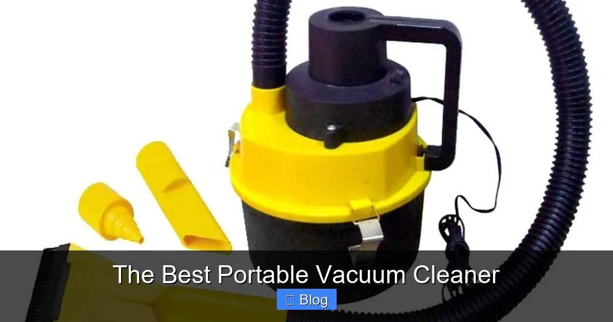 The Best Portable Vacuum Cleaner