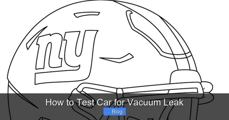 How to Test Car for Vacuum Leak