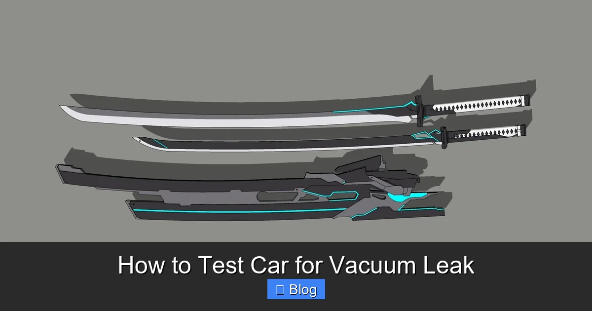 How to Test Car for Vacuum Leak