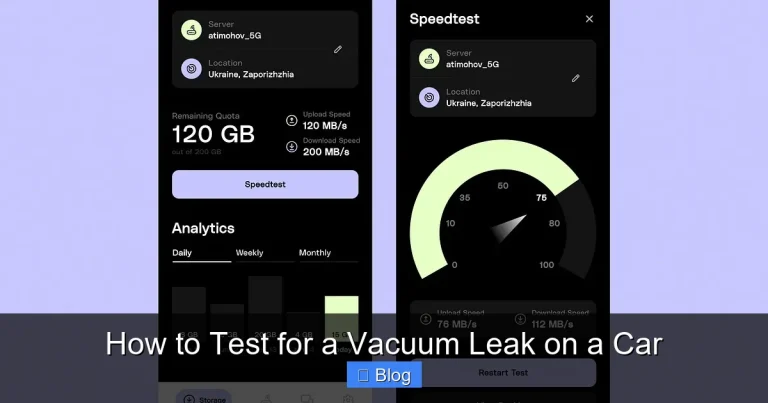 How to Test for a Vacuum Leak on a Car