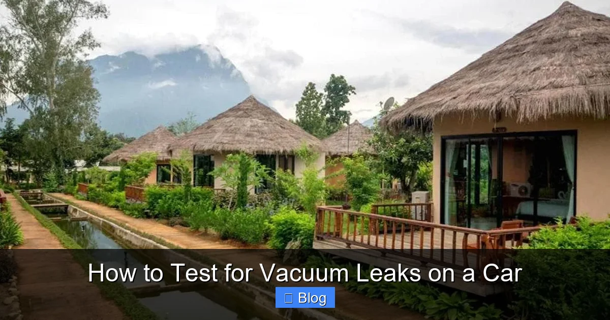 How to Test for Vacuum Leaks on a Car