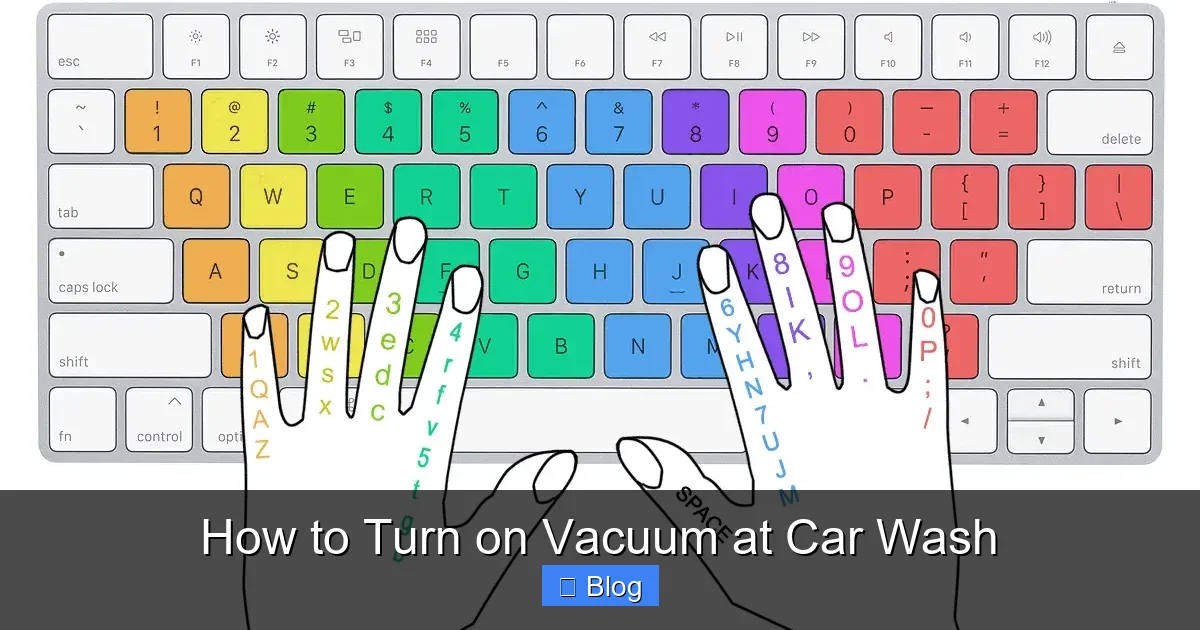 How to Turn on Vacuum at Car Wash