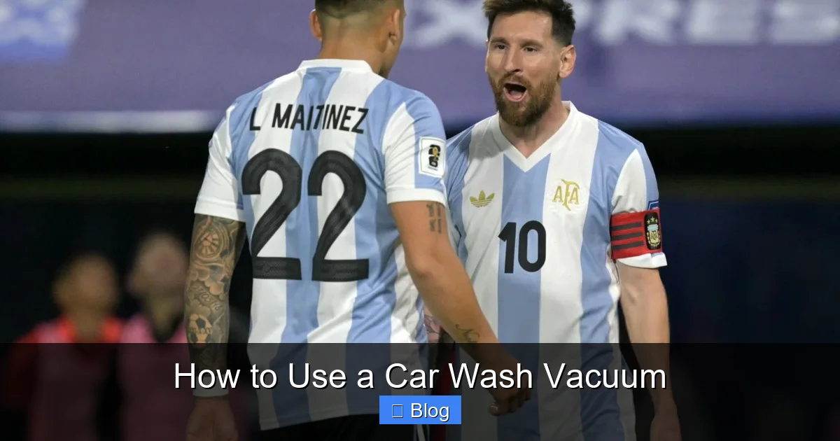 How to Use a Car Wash Vacuum