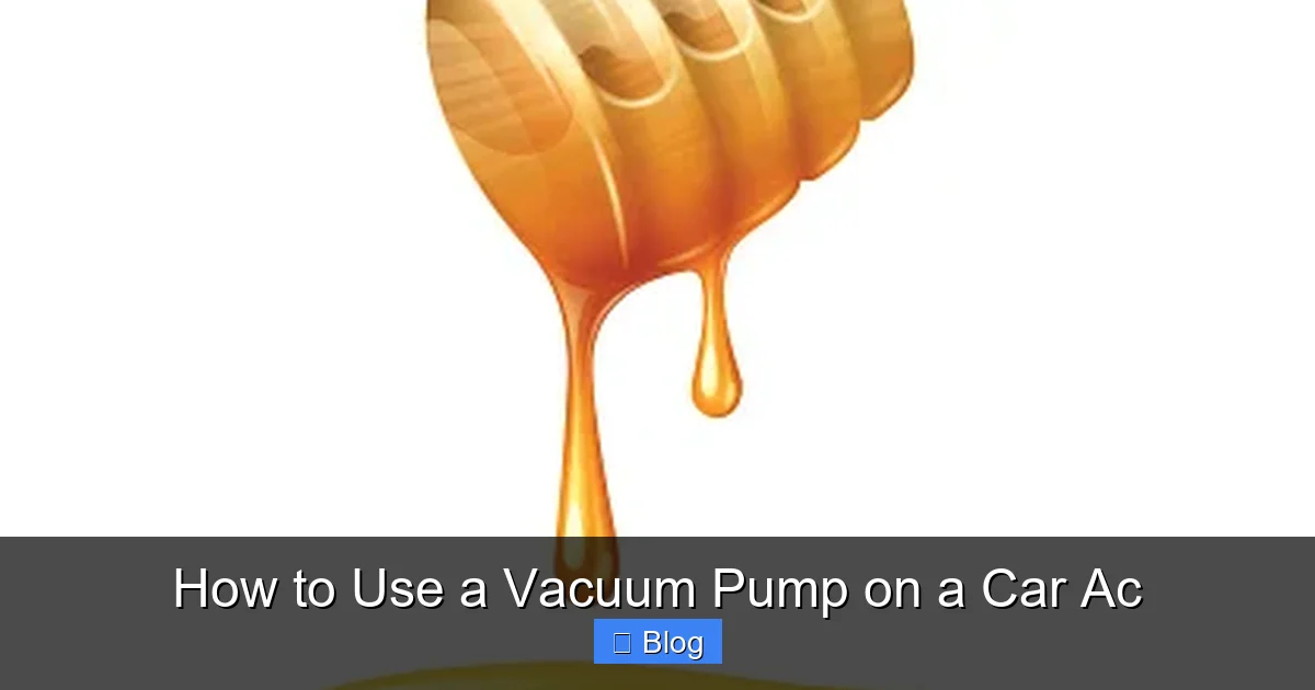 How to Use a Vacuum Pump on a Car Ac