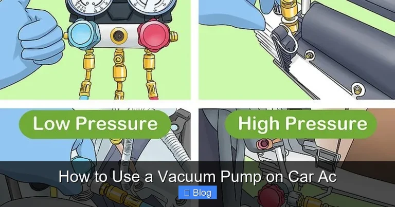 How to Use a Vacuum Pump on Car Ac