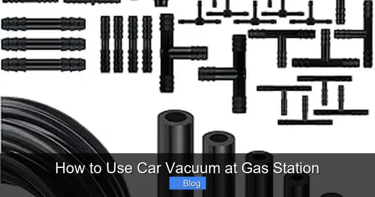 How to Use Car Vacuum at Gas Station