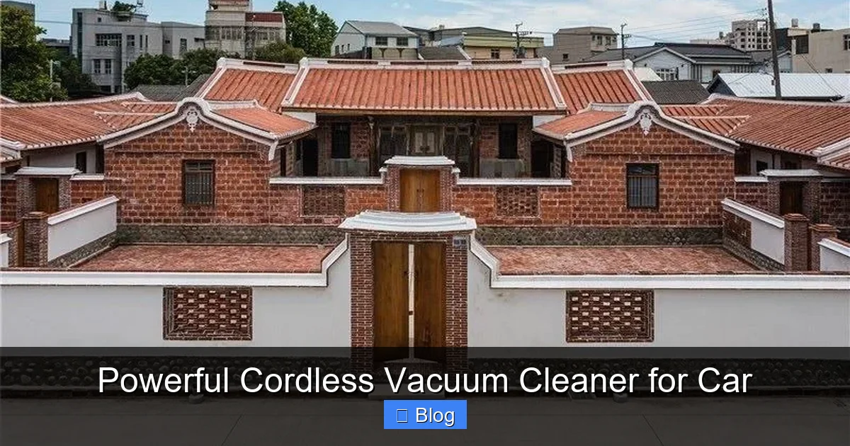 Powerful Cordless Vacuum Cleaner for Car