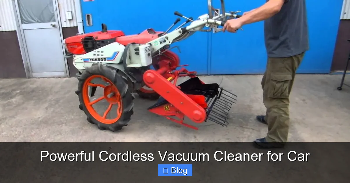 Powerful Cordless Vacuum Cleaner for Car
