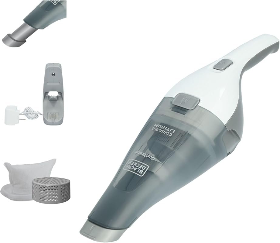 BLACK+DECKER Dustbuster Cordless Handheld Vacuum with Strong Suction a