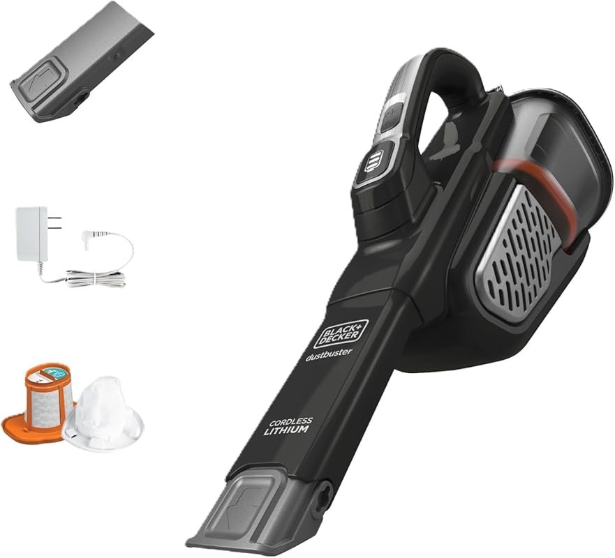 BLACK+DECKER dustbuster 20V Cordless Handheld Vacuum Powerful Suction 