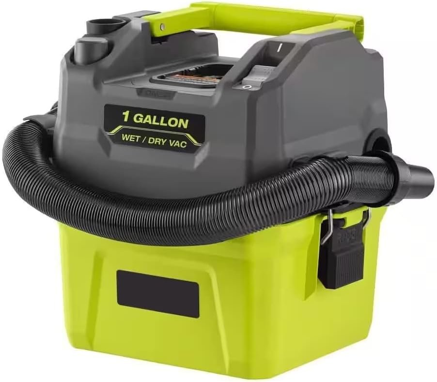 RYOBI ONEAND 18V Cordless 1 Gallon Wet and Dry Portable Vacuum Cleaner