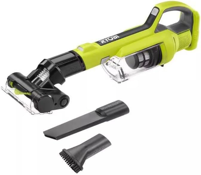 RYOBI ONE+ 18V Cordless Handheld Vacuum Featuring Powered Brush for De