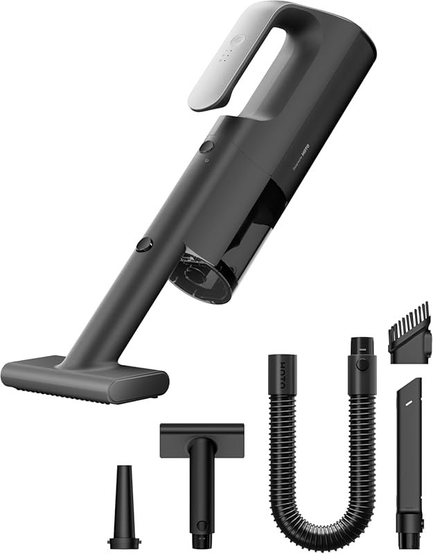 HOTO BlowVac Cordless Handheld Vacuum with 23,000Pa Suction, 3 Modes, 