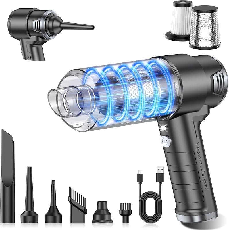 Powerful 120W Cordless KMM Handheld Car Vacuum Cleaner with 10000PA Su