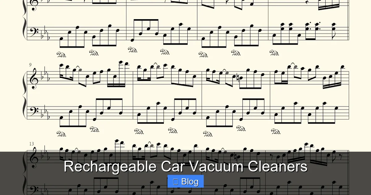 Rechargeable Car Vacuum Cleaners