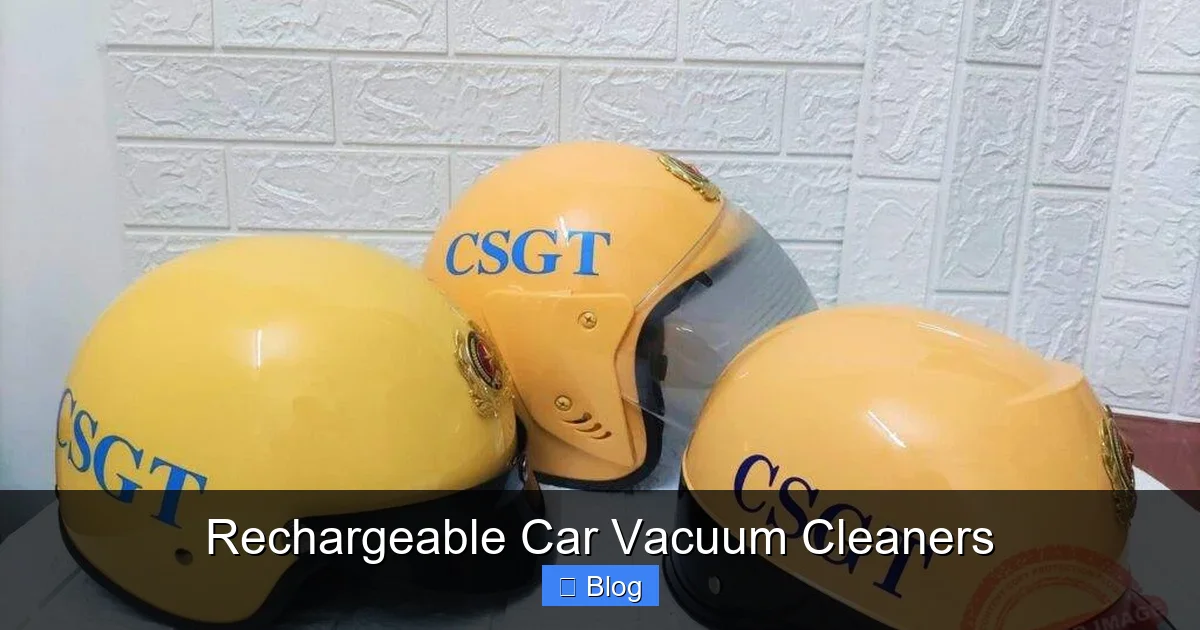 Rechargeable Car Vacuum Cleaners