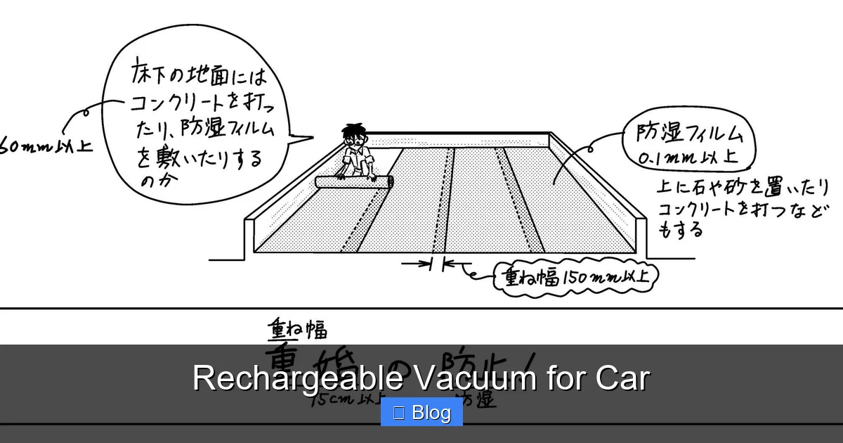 Rechargeable Vacuum for Car