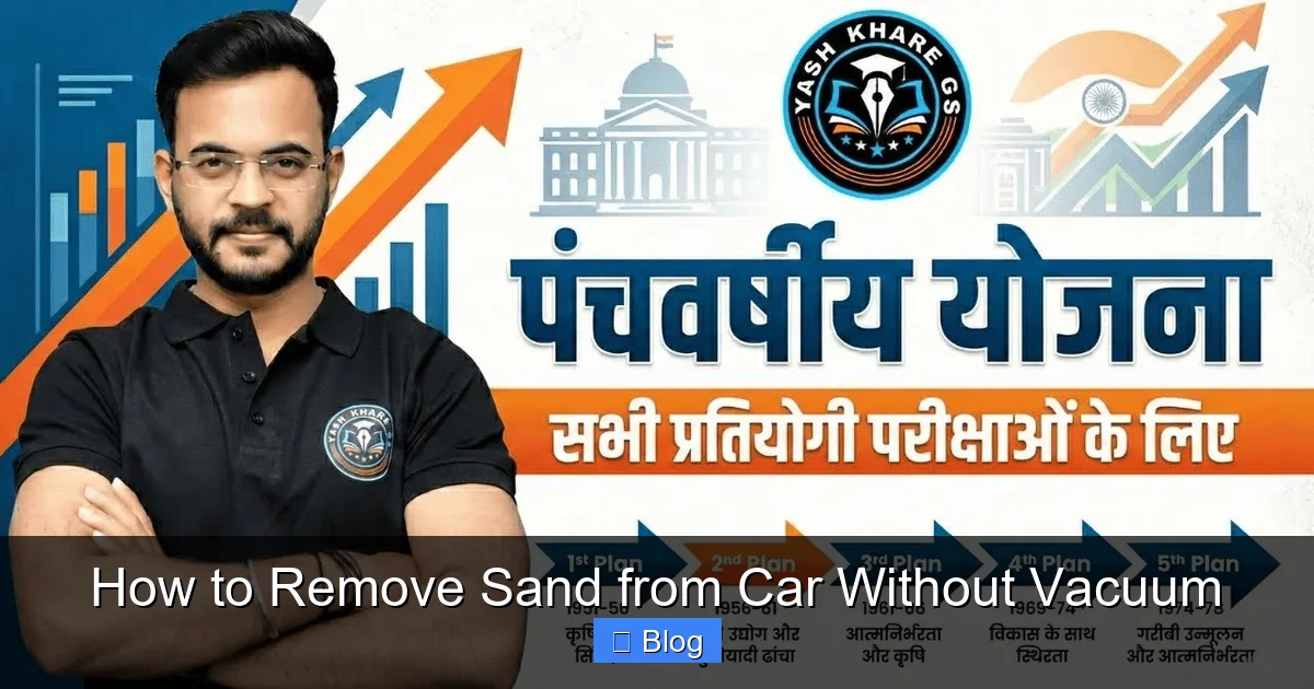 How to Remove Sand from Car Without Vacuum