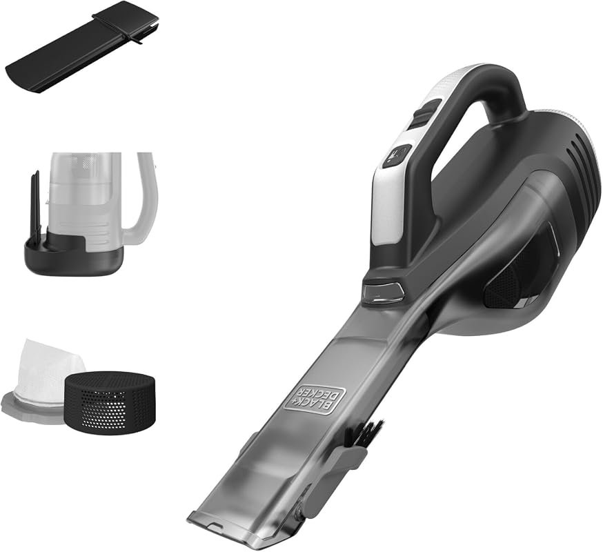 BLACK+DECKER Dustbuster Reveal Cordless Handheld Vacuum with LED Light