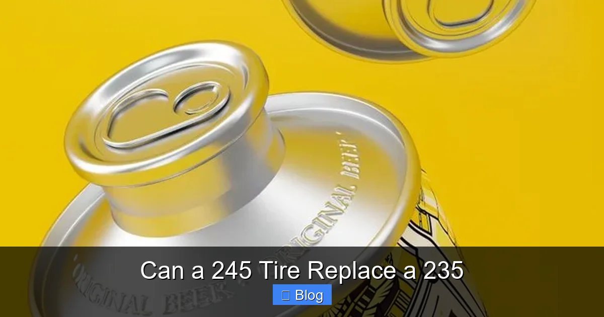 Can a 245 Tire Replace a 235