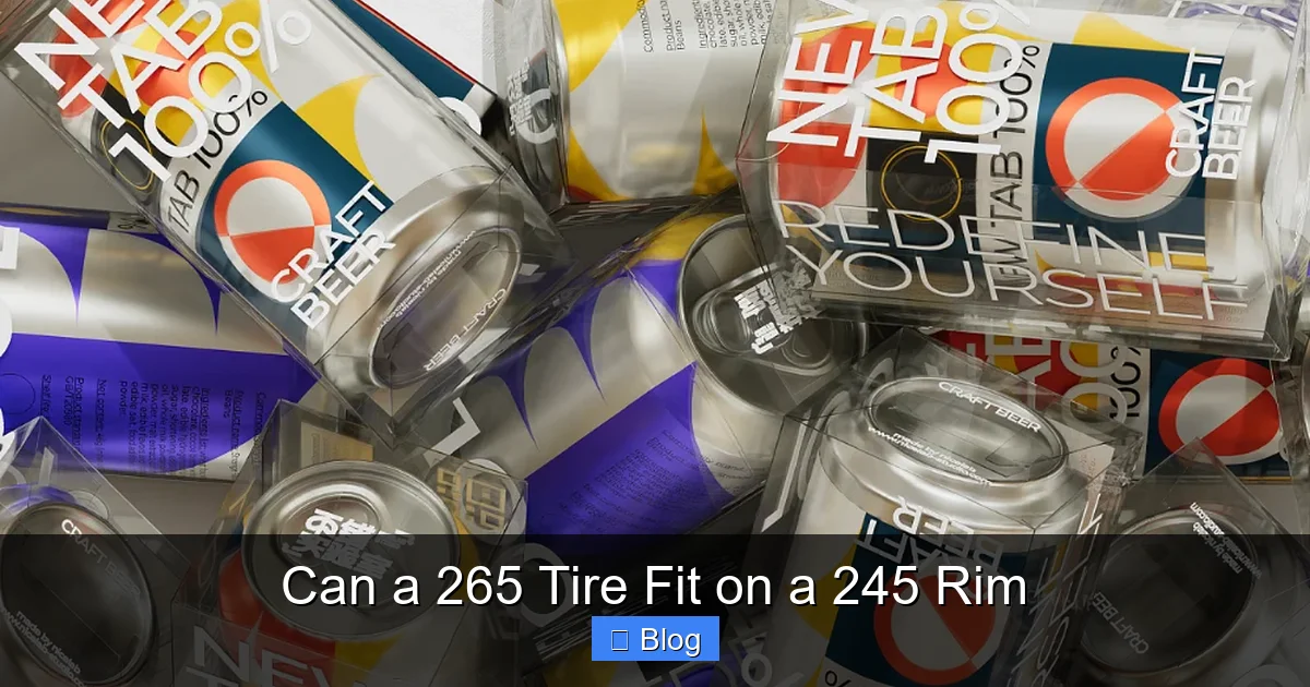 Can a 265 Tire Fit on a 245 Rim