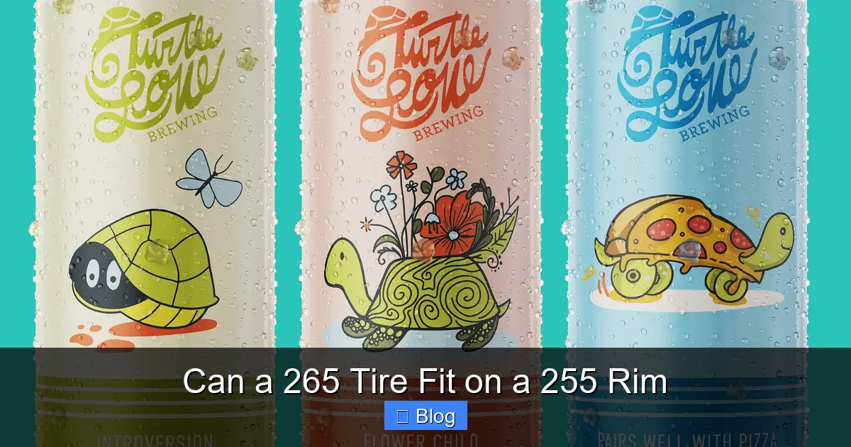 Can a 265 Tire Fit on a 255 Rim