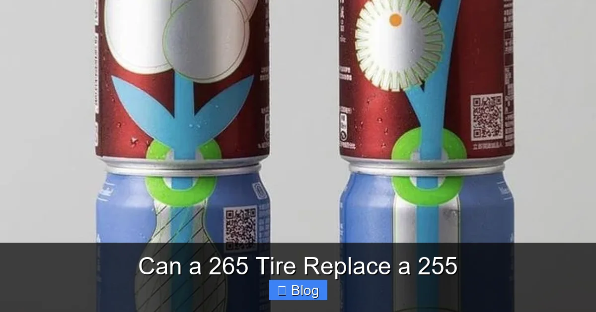Can a 265 Tire Replace a 255