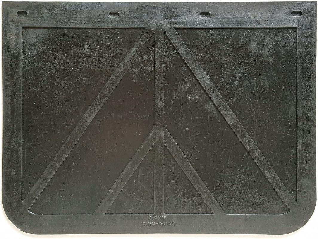 Buyers Products 24x18 Inch Black Rubber Mud Flaps for Trucks Heavy Dut