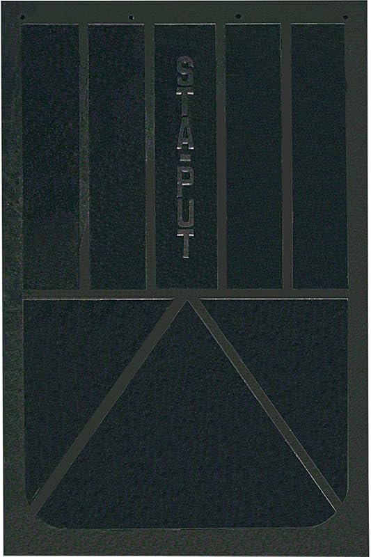Buyers Products Solid Rubber Semi-Truck Mud Flaps 24x36 Inch Black Hea