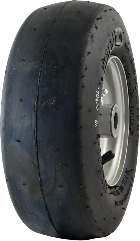 MARASTAR 11x4.00-5 Universal Fit Lawnmower Tire and Wheel Assembly, Du