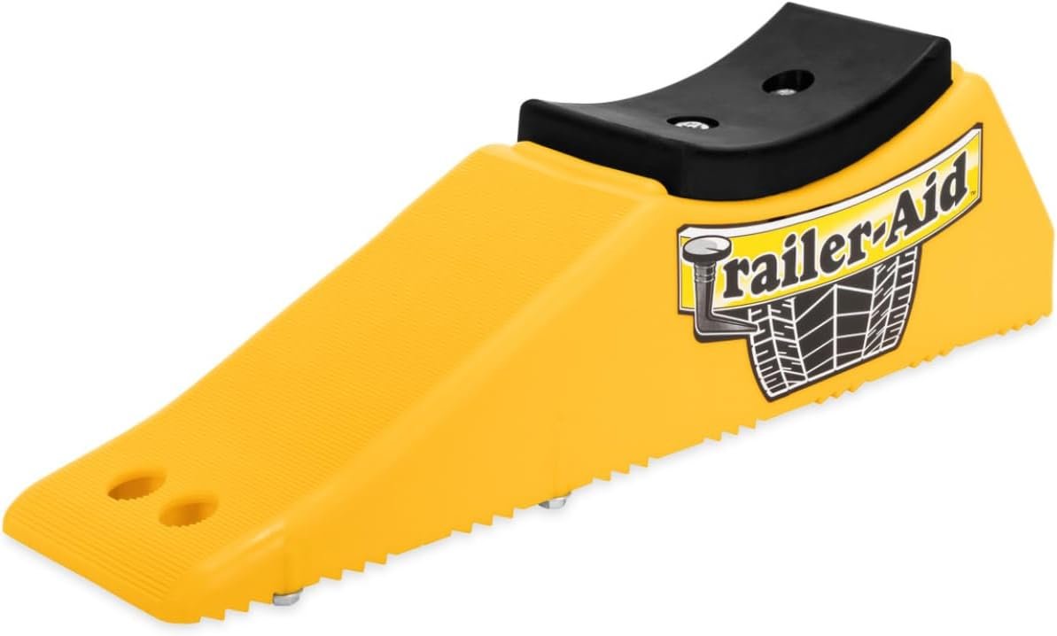 Camco Trailer Aid Plus 5.5-Inch Tandem Tire Lift Ramp for Easy RV and 