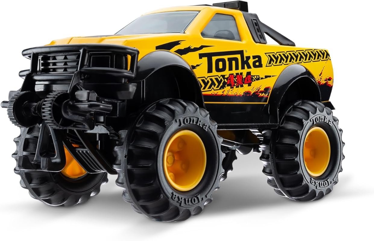 Tonka Steel Classics 4x4 Pickup Truck Toy, Durable Steel and Plastic C