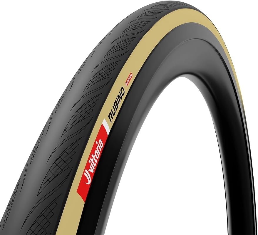 Vittoria Rubino Tube-Type Road Bike Tire, Designed for Long Mileage, P