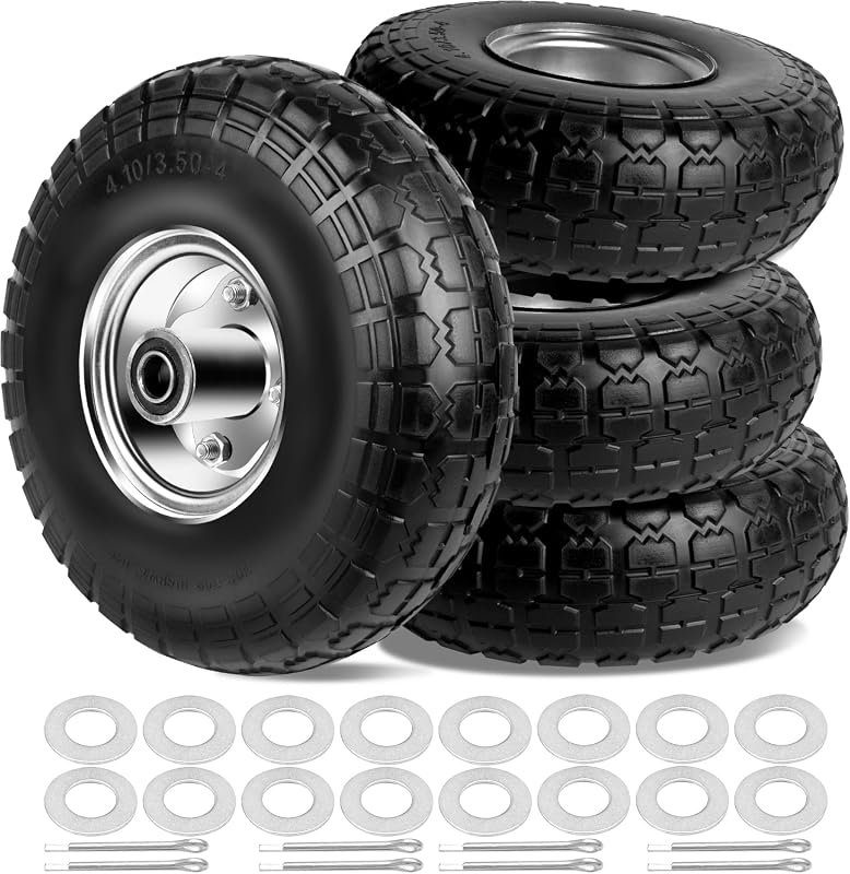 10 Inch Solid Tire 4-Pack