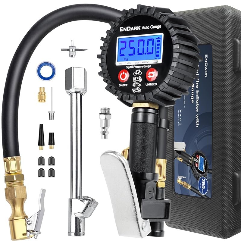 ENDARK Digital Tire Inflator Pressure Gauge