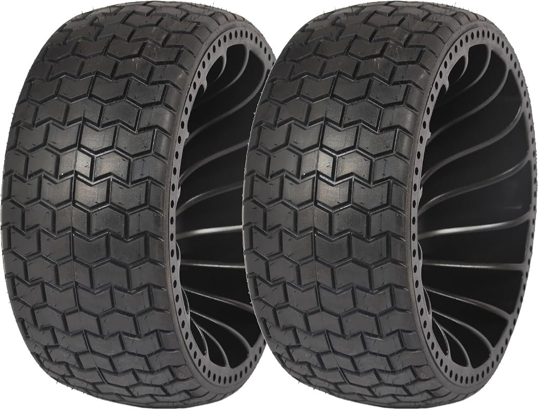 MARASTAR 31426-2PK 15x6.00-6 Flat-Free Flex Tire and Wheel Assembly fo