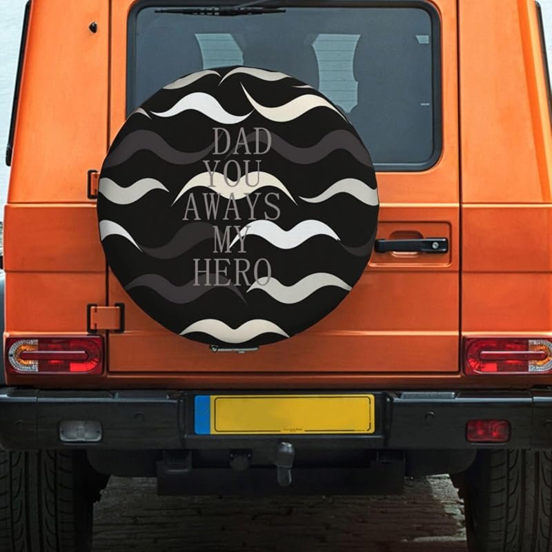 Waterproof My Hero Spare Tire Cover, Durable Weatherproof Wheel Protec