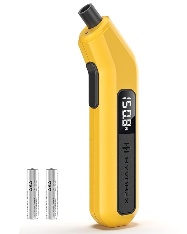 HYVOHEX 200 PSI Digital Tire Pressure Gauge with LED Backlight for Car
