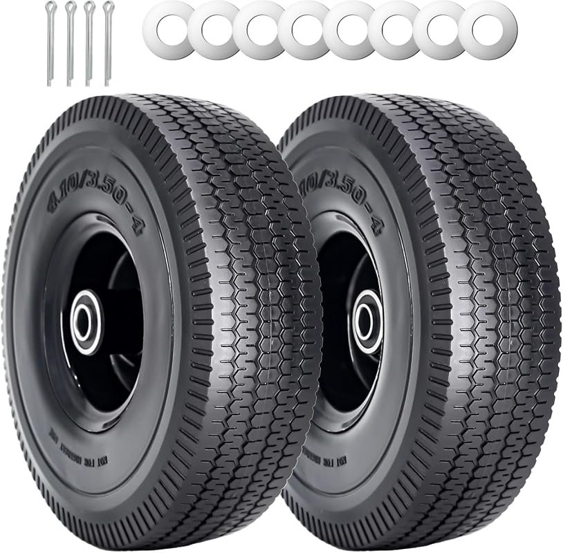 Solid PU Tire 2 Pack