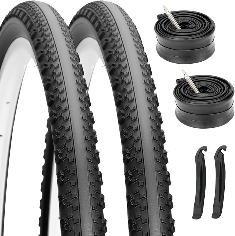Hycline 2-Pack 700c Folding Gravel Bike Tires