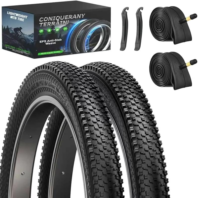 Anti-Stab Folding Mountain Bike Tires, 2-Pack Replacement Set for 20, 