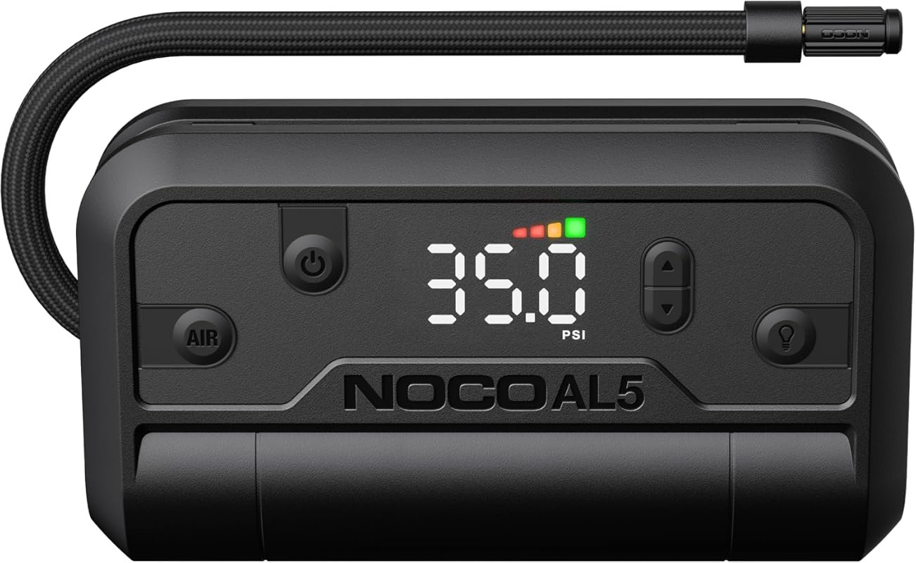 NOCO AL5 12V Cordless Tire Inflator and Portable Air Compressor with U