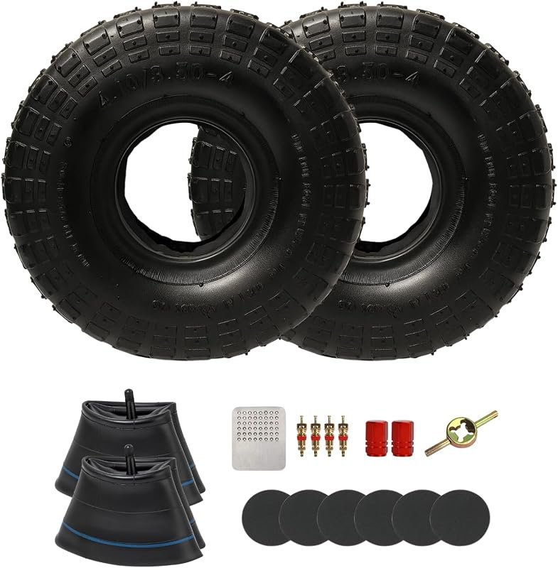 4.10/3.50-4 Tire and Tube Set