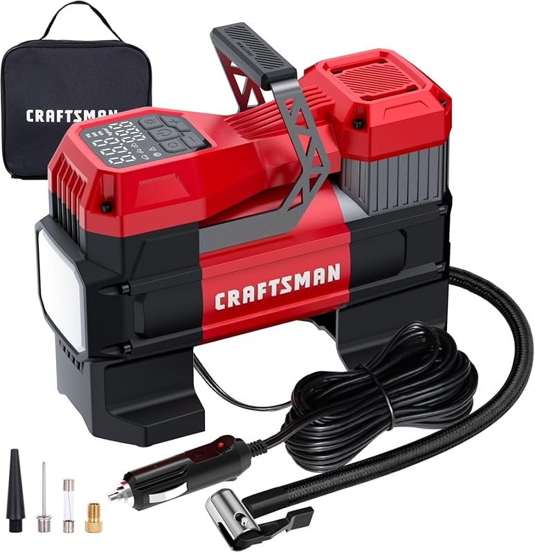 CRAFTSMAN 12V Portable Tire Inflator