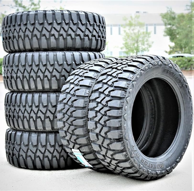 6-Pack Evoluxx Rotator M/T LT37X13.50R26 Mud Terrain Tires 10-Ply E-Ra